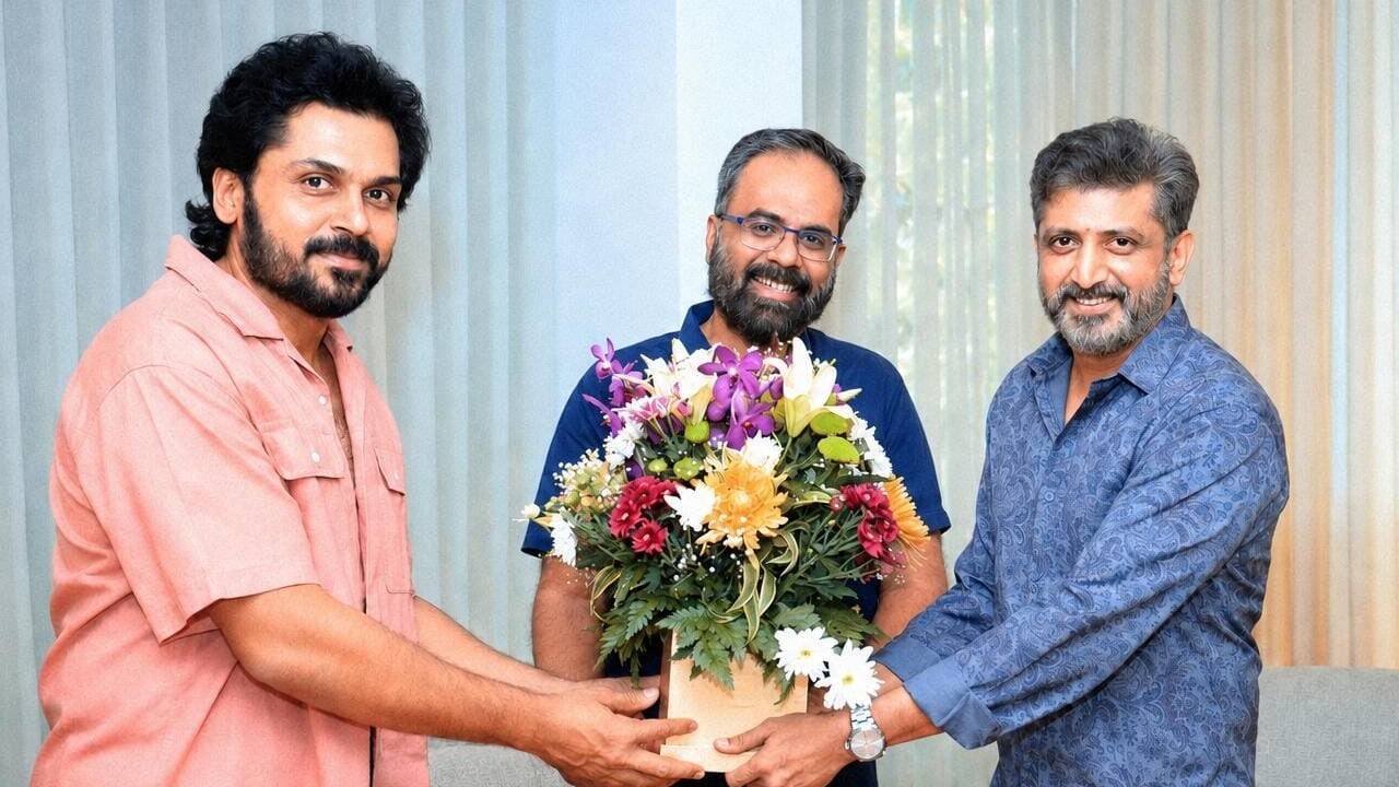 Karthi announces his new film with Mohan Raja