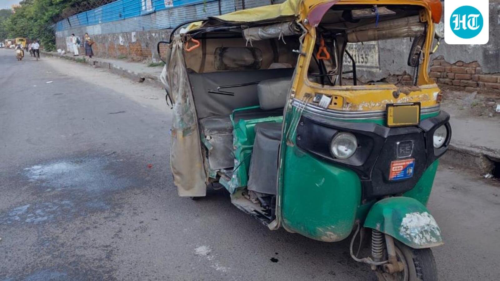 Passenger dies as auto overturns after hitting median near Iffco Chowk