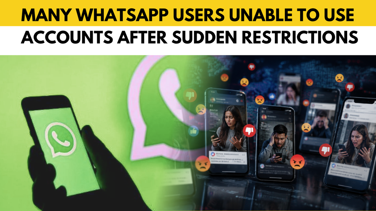 WhatsApp accounts under review, users report sudden restrictions