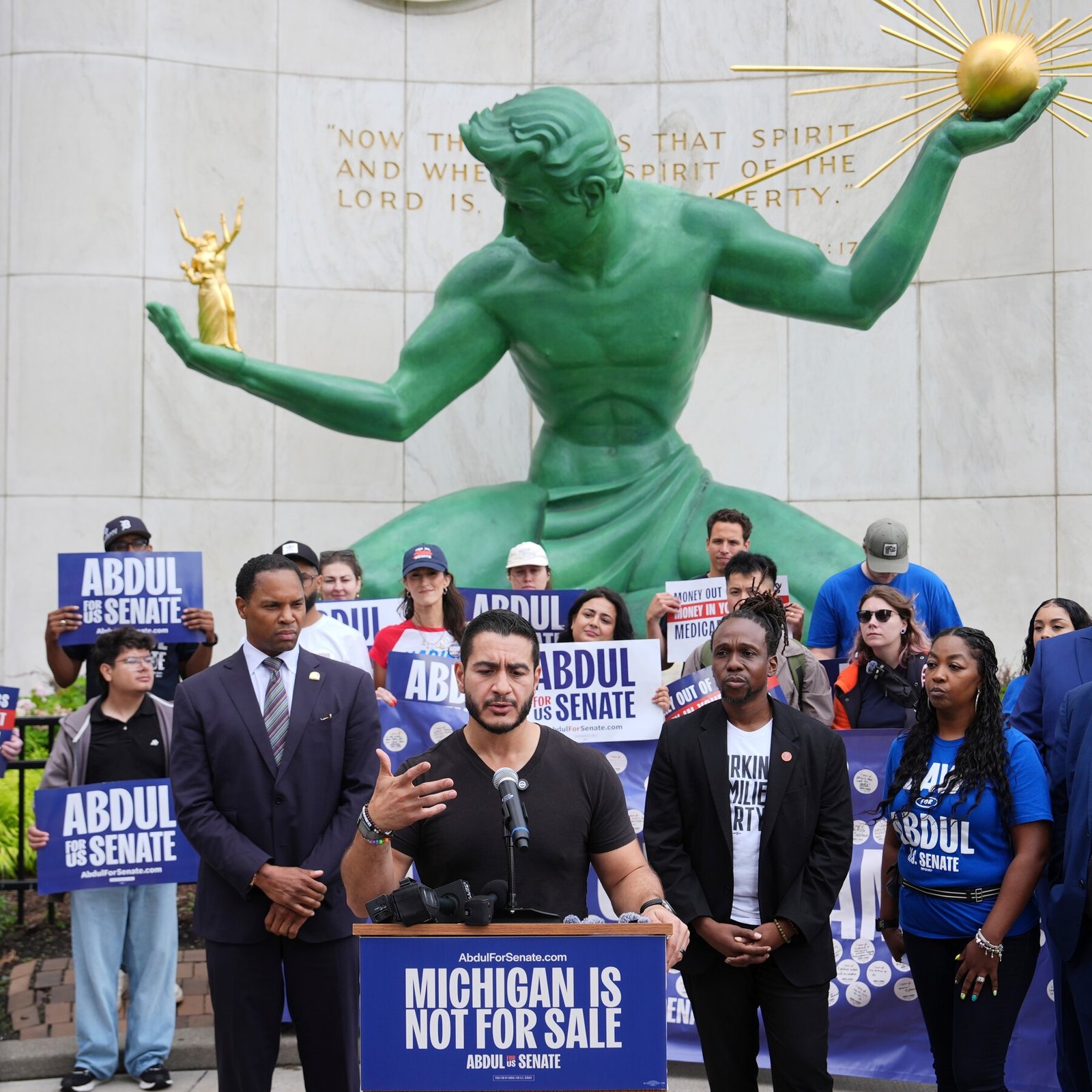 Abdul El-Sayed wants to find out whether a progressive can win in Michigan.