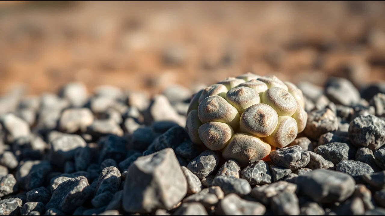 Lithops werneri: Tiny Namibian plant survives by disguising itself as a pebble