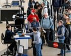 ‘They’re selling the safety of the traveling public’: TSA workers decry Trump privatization push