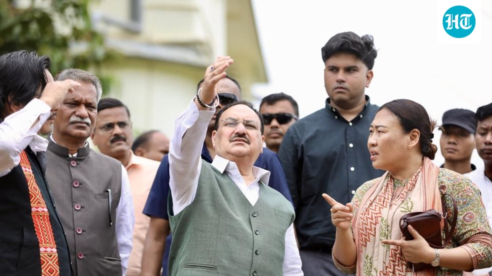 JP Nadda visits Nagaland’s landslide-hit Mon, assures Centre’s support