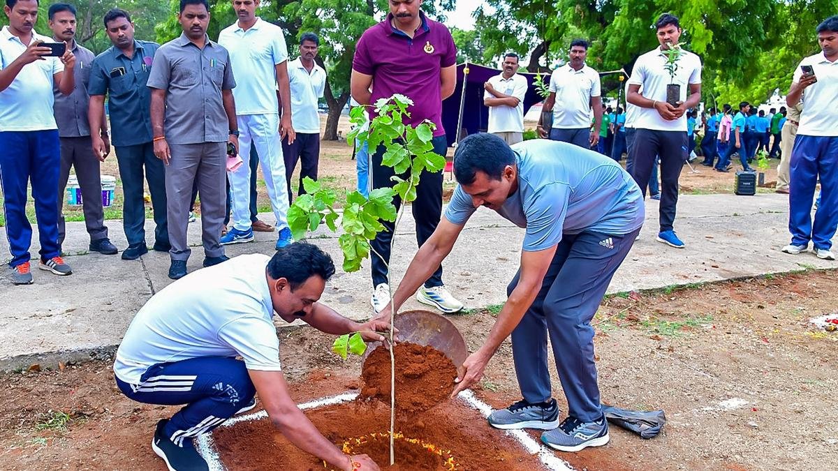 Ongole SP urges public to safeguard newly-planted saplings