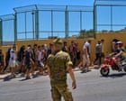 Migrants in Spain's Ceuta enclave escorted back to Morocco – video