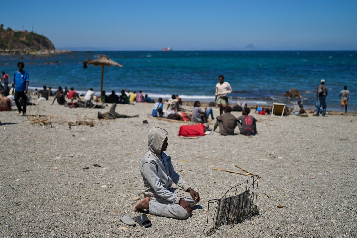 ‘I saw people stepping on the dead’: The 1,000 child migrants stuck in Ceuta