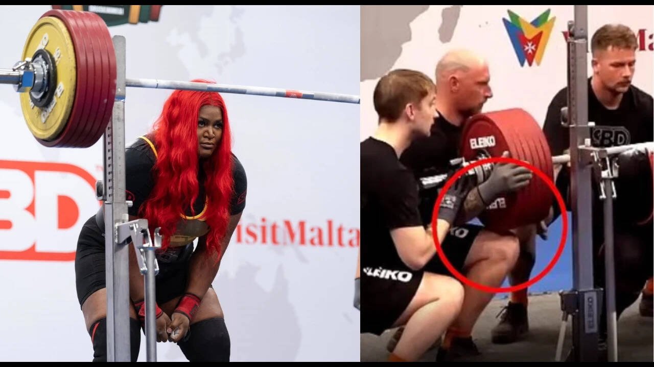 'Racist' spotter admits deliberately ruining powerlifting star’s record-breaking lift