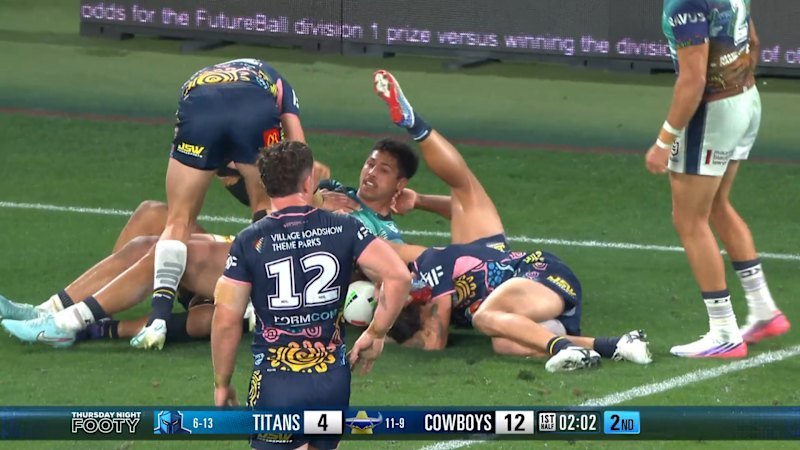 Luki barges over for 'under 8s try'