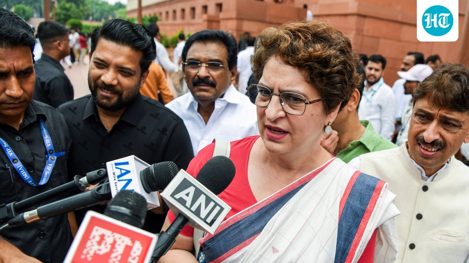 Priyanka Gandhi critises cancellation of 'Chhatron Ki Goonj' programme in Prayagraj