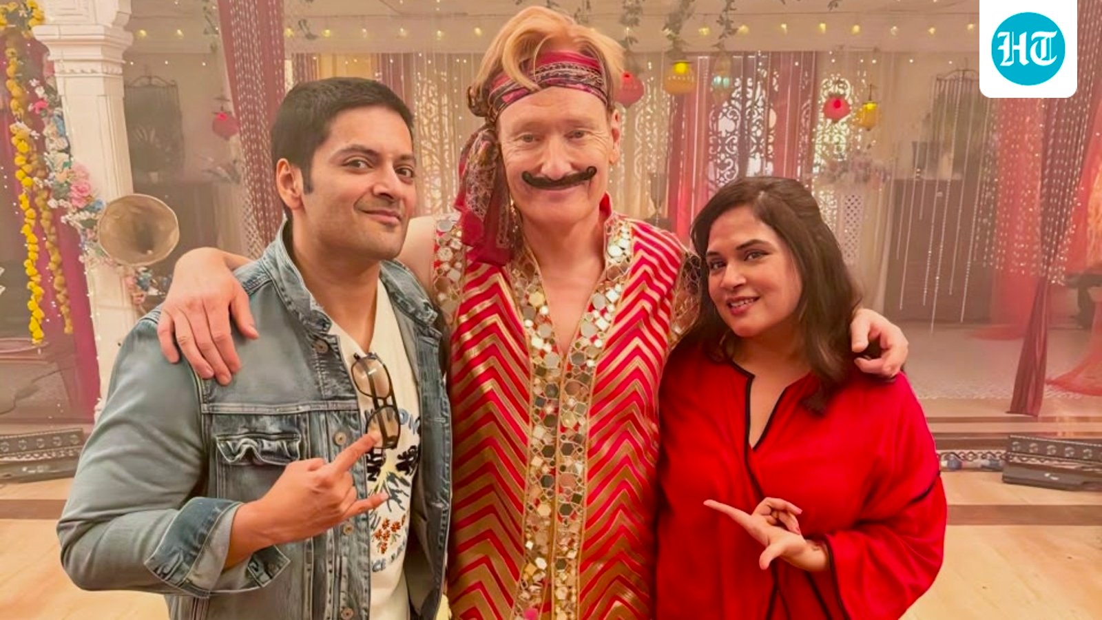 Conan O'Brien learns Bollywood dance, jokes with Richa Chadha, Ali Fazal in season 3 trailer of his travel show. Watch