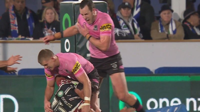 Yeo injures himself in massive Panthers blow