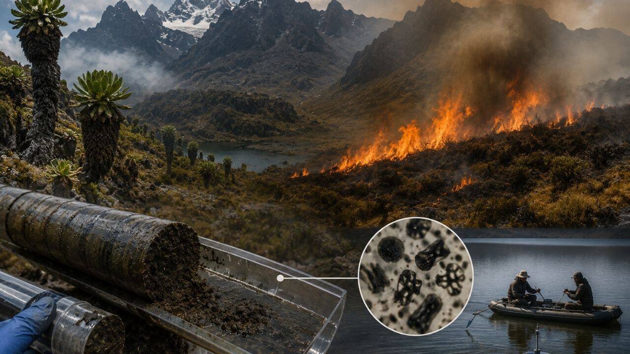 2012 wildfire was Rwenzori alpine zone’s first major fire in 12,000 years