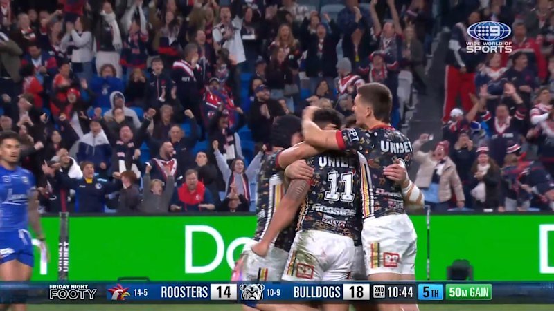 Bulldogs blunder gifts Foketi match-winning try