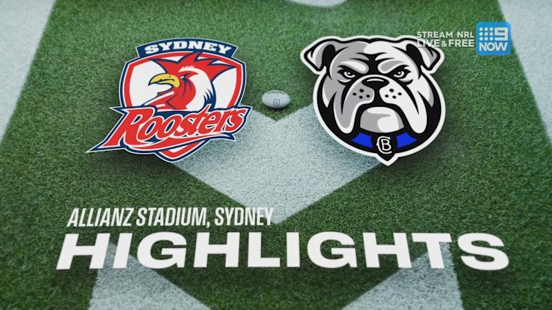 NRL Highlights: Roosters v Bulldogs - Round 23