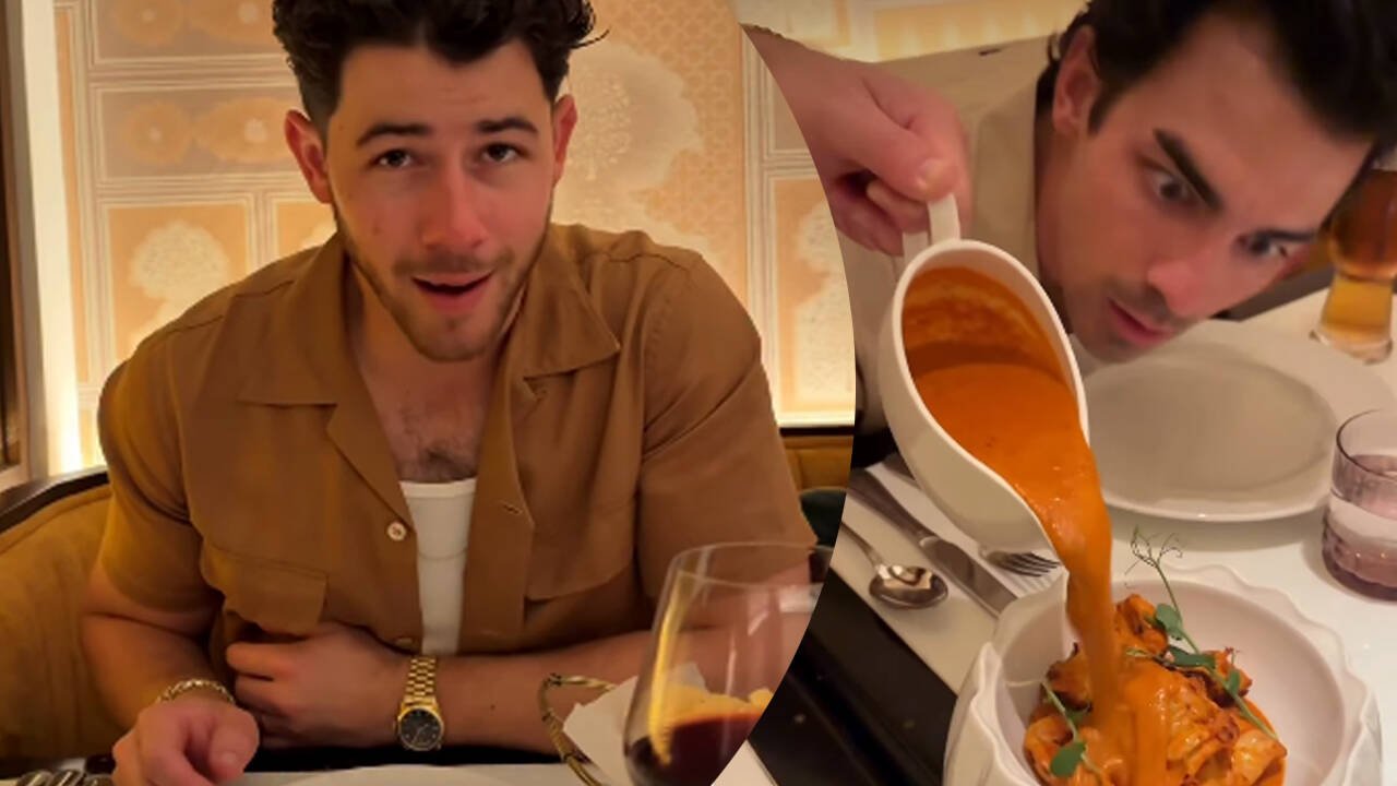 Nick-Joe prove they are 'Desi boys'; dine at Indian restaurant