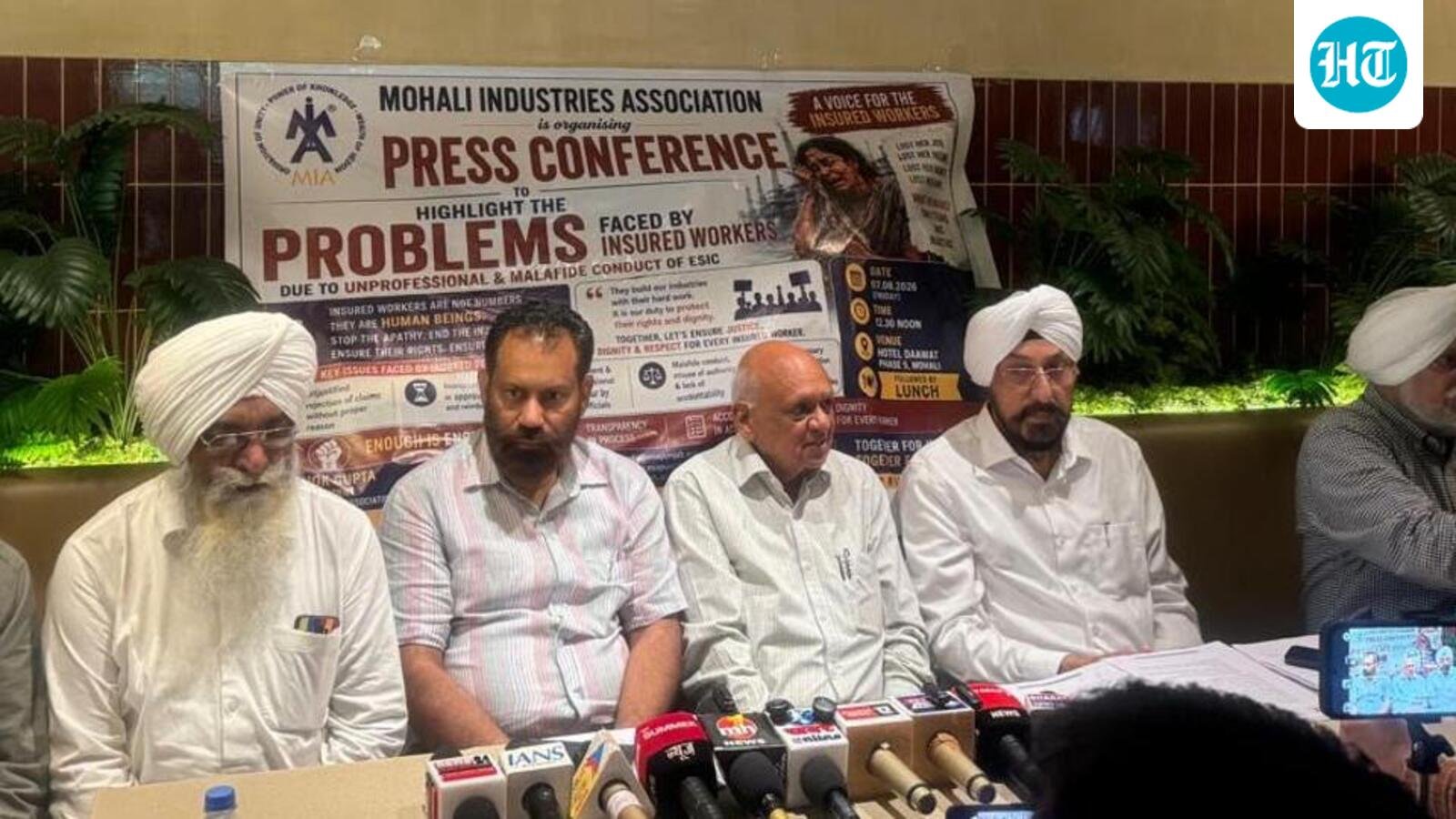 Kin of workers’ families denied insurance benefits, Mohali industry claims
