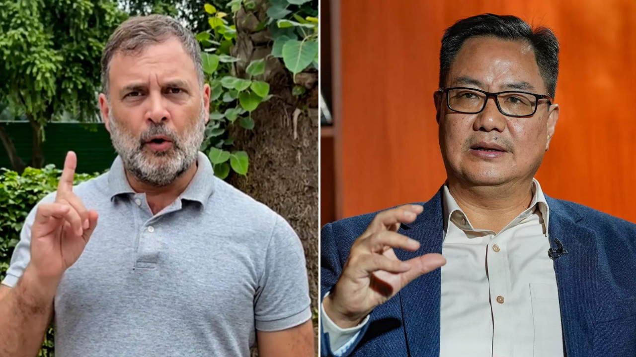 'Without conditions' vs 'unconditional': Rahul-Rijiju face-off over women's quota