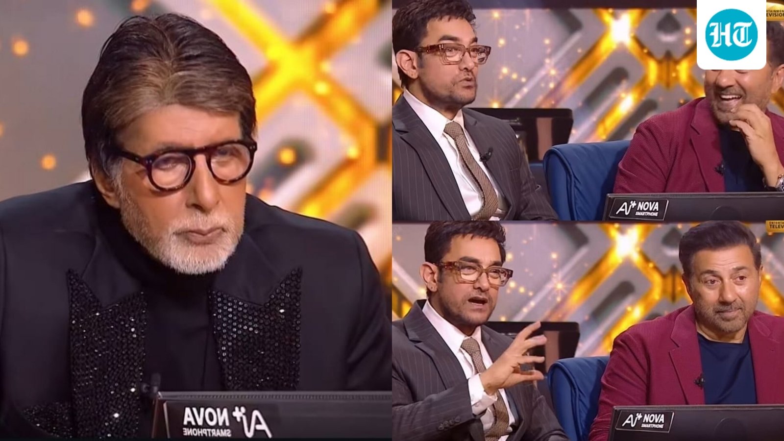 Aamir Khan, Sunny Deol question Amitabh Bachchan over KBC 18's ‘Sochna Padega’  theme; Big B has a witty reply. Watch