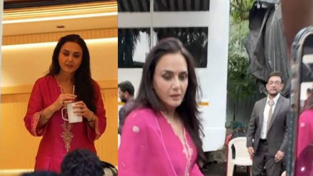 Preity Zinta reacts to viral video claiming she ignored Aamir Khan