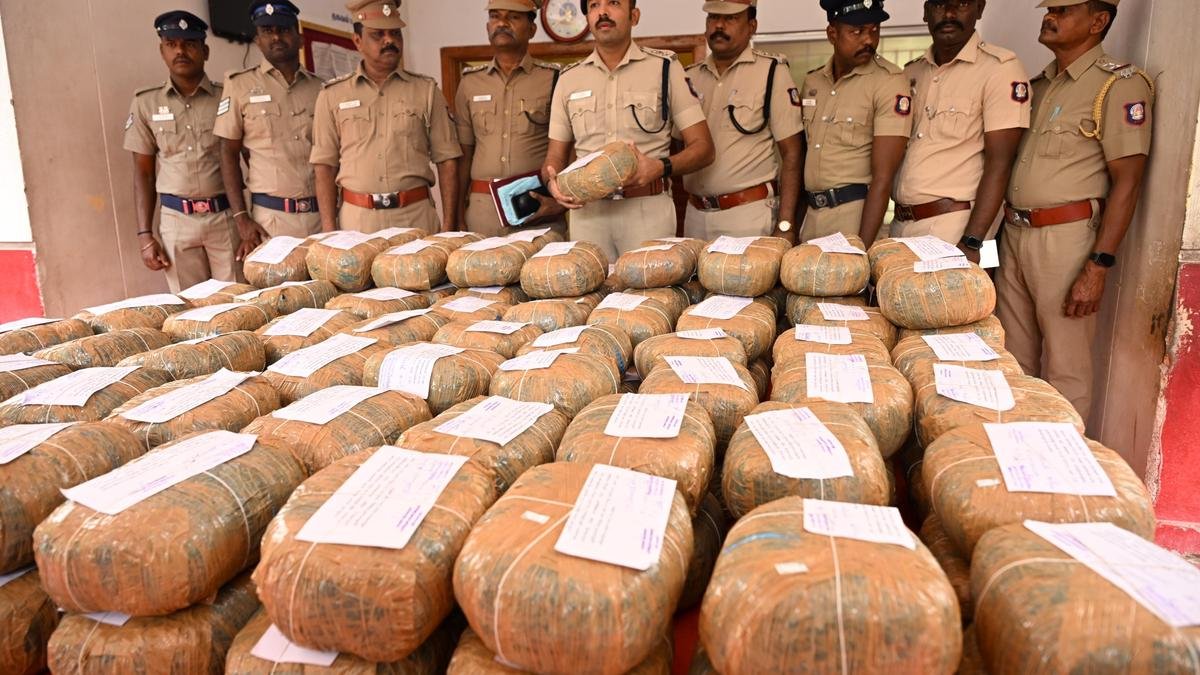 Ramanathapuram police seize 297 kg of ganja