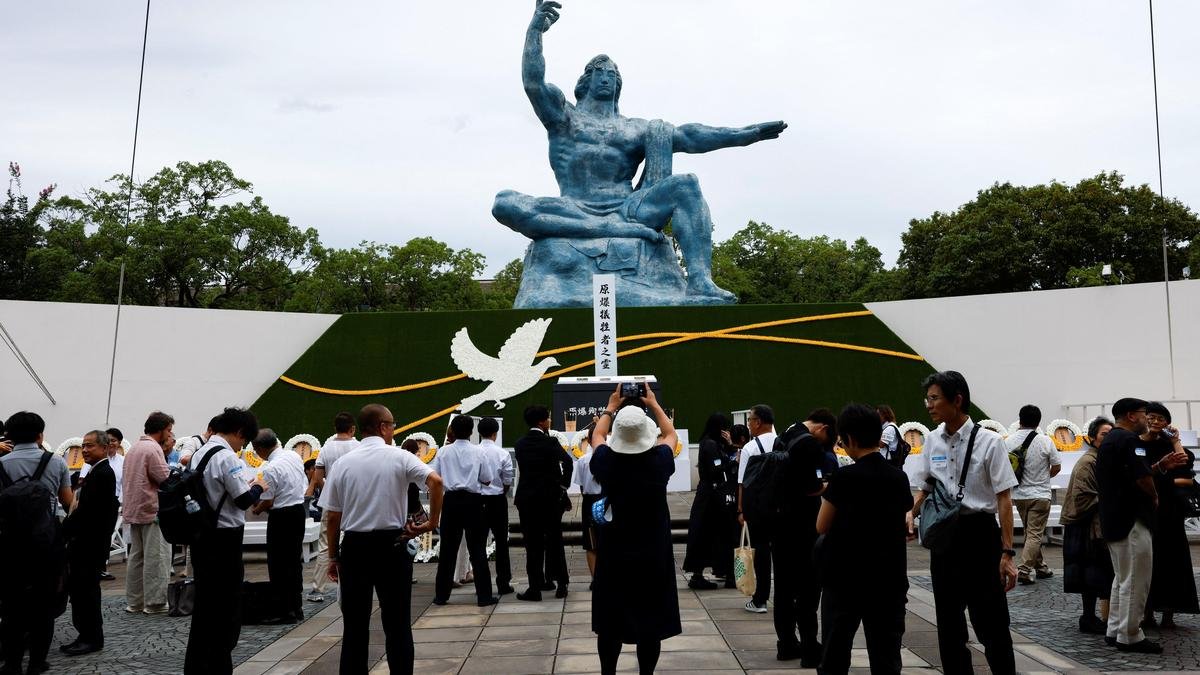 Watch: Japan rings peace bell as Nagasaki marks 81st anniversary of U.S. atomic bombing