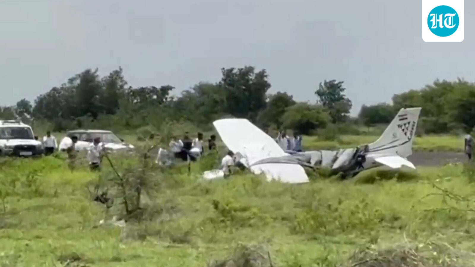 Training plane skids while landing at Baramati, where Ajit Pawar died in crash
