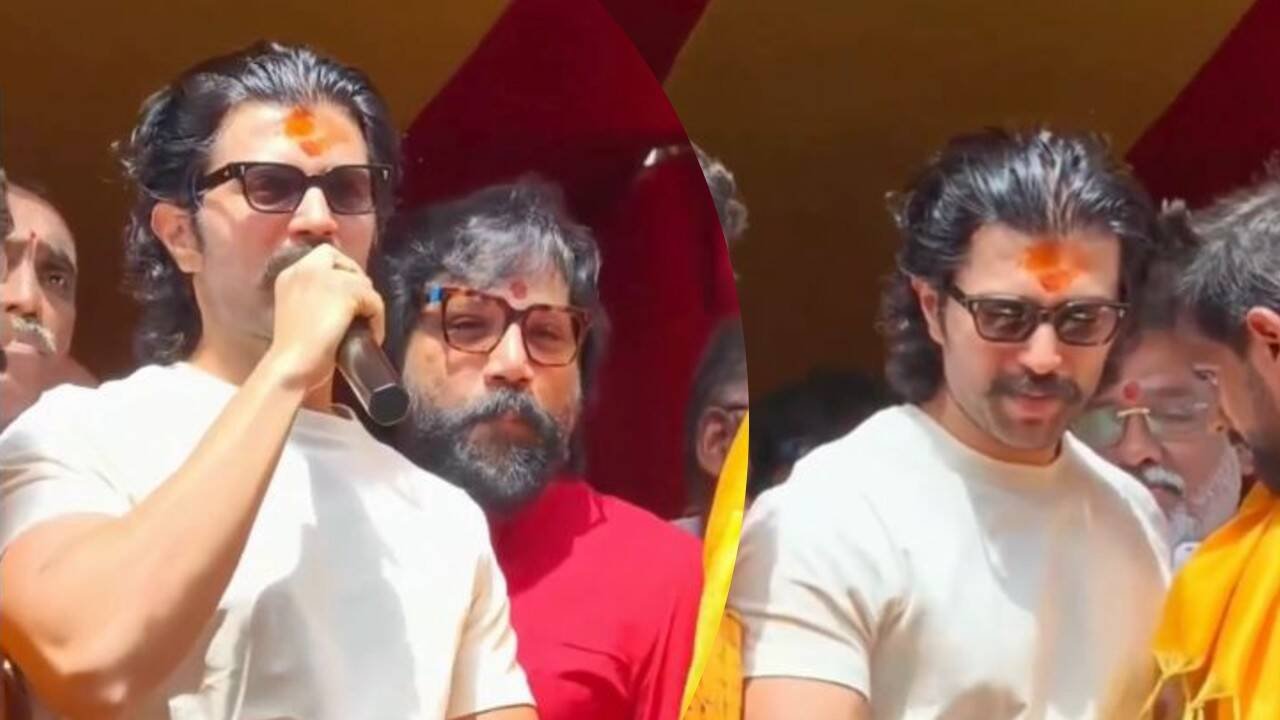 Sandeep Reddy Vanga and Vijay Deverakonda join Bonalu celebrations with fans