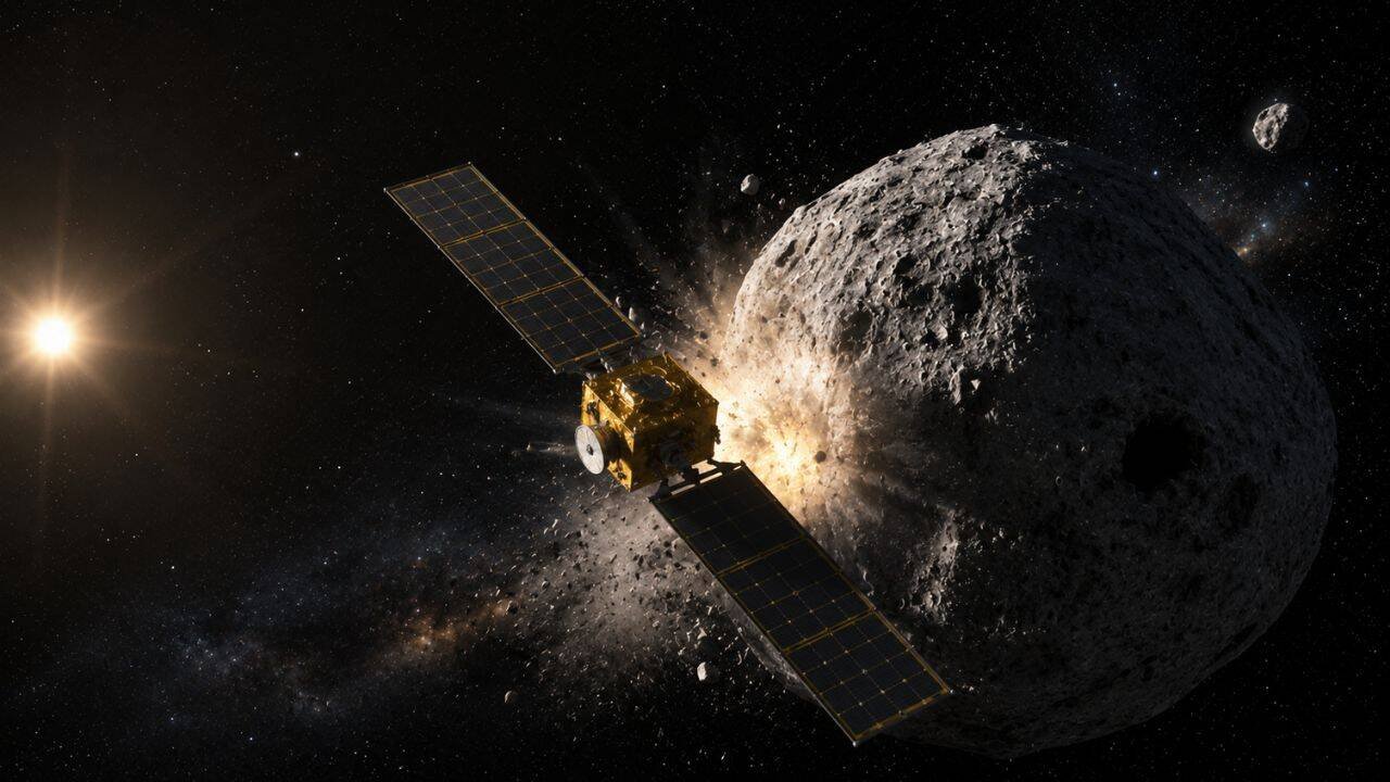 In 2022, NASA hit an asteroid at 14,000 mph and changed its orbit by 32 minutes