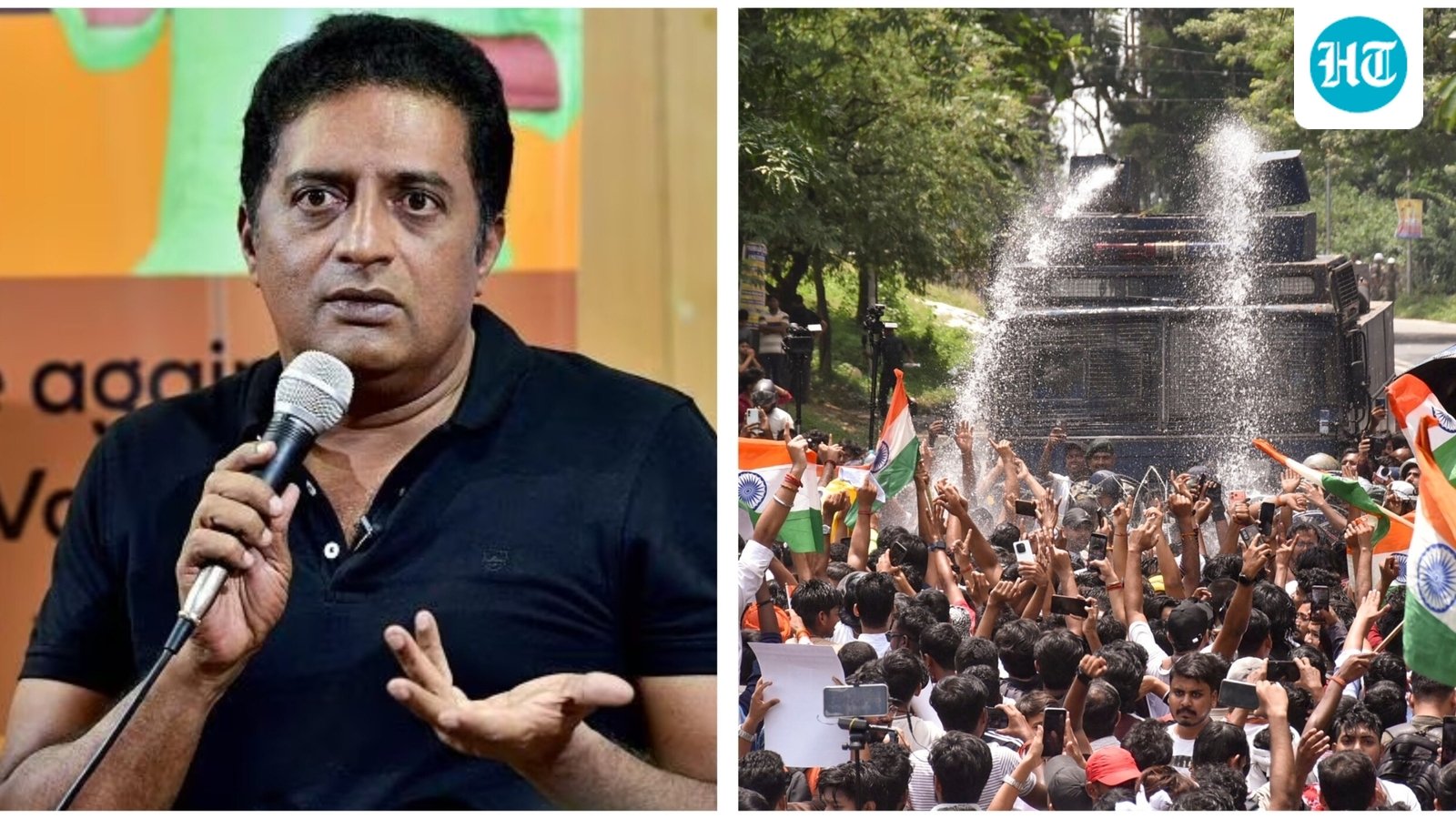 Prakash Raj condemns use of tear gas in Jharkhand student protest crackdown: 'This brutality will not work anymore