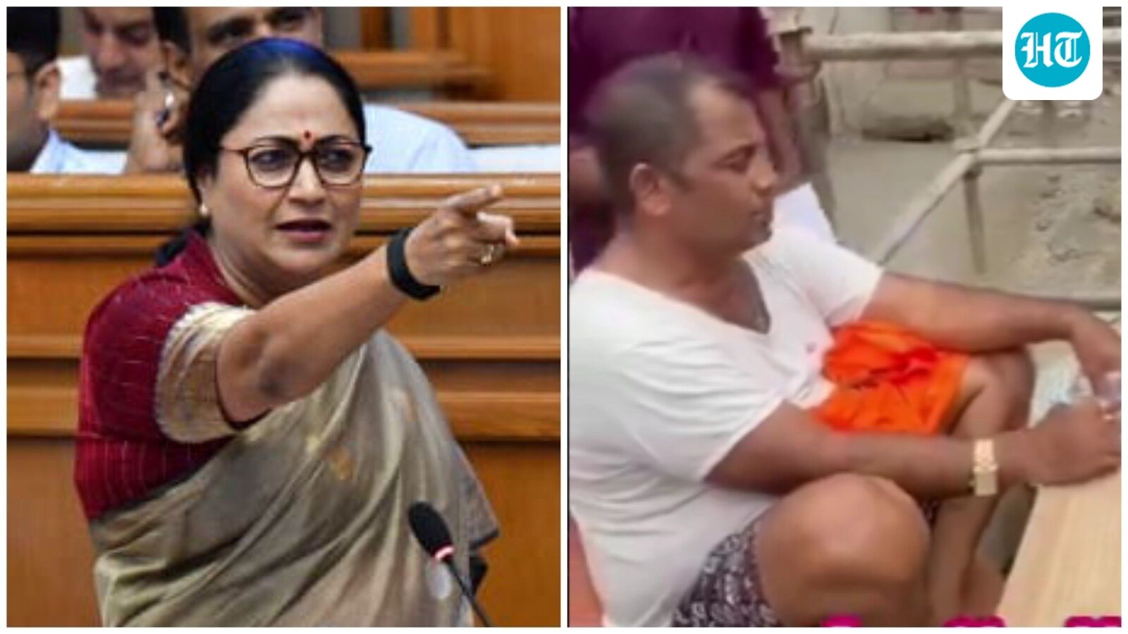 ‘Put some clothes on’: Rekha Gupta slams AAP MLA over video showing him in vest and shorts