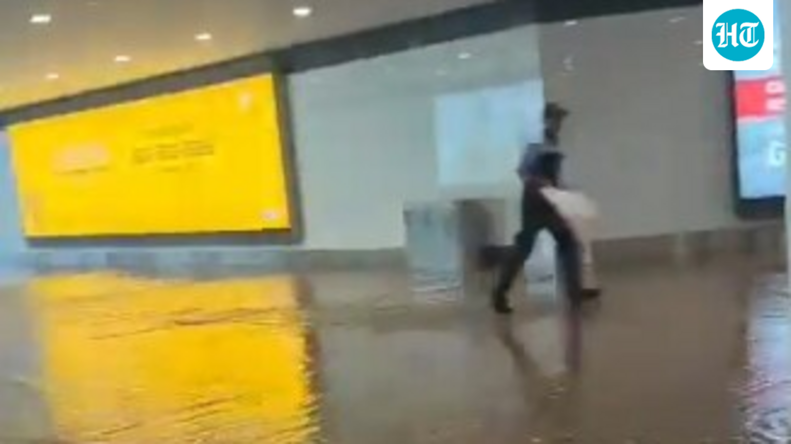 Rainwater accumulates in Noida Airport, authorities say ‘cleared in 30 minutes’