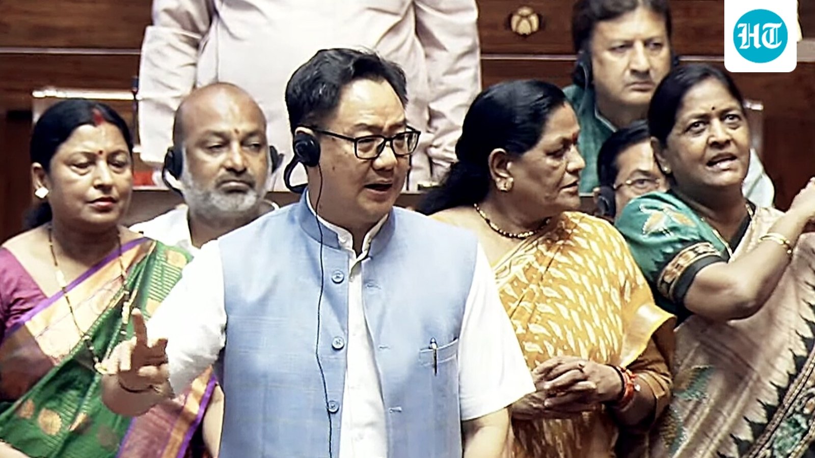 ‘Frustrated, disappointed’: Kiren Rijiju slams Opposition for ‘running away’ from debates in Parliament