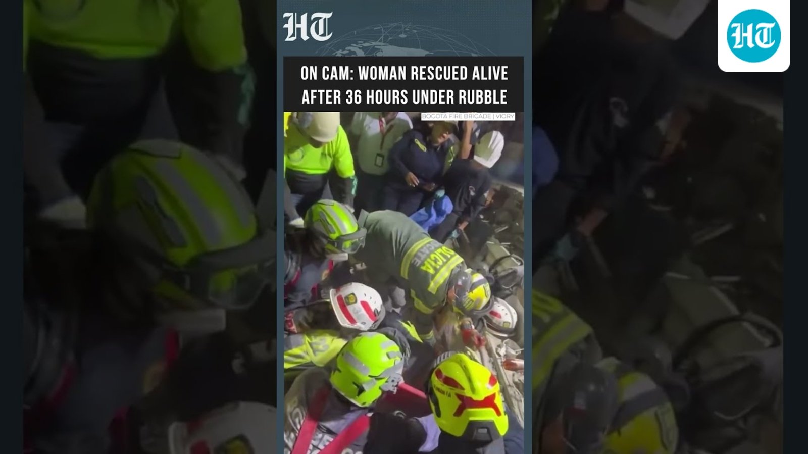 Colombia Earthquake: Woman Pulled Alive After 36 Hours Under Rubble in Hotel Collapse