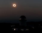 Total solar eclipse darkens sky in Spain – video