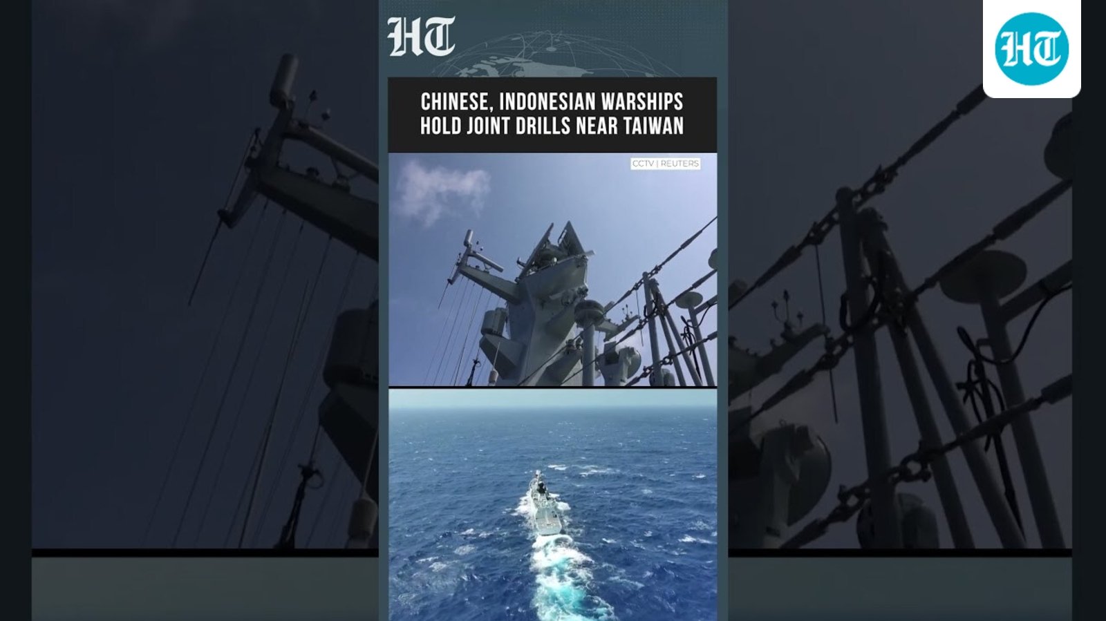 Chinese, Indonesian Warships Hold Joint Naval Drills East Of Taiwan Amid Regional Tensions