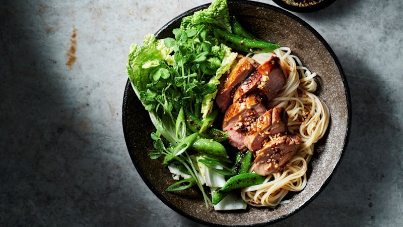 Bold, crunch-topped pork noodles to rival your local