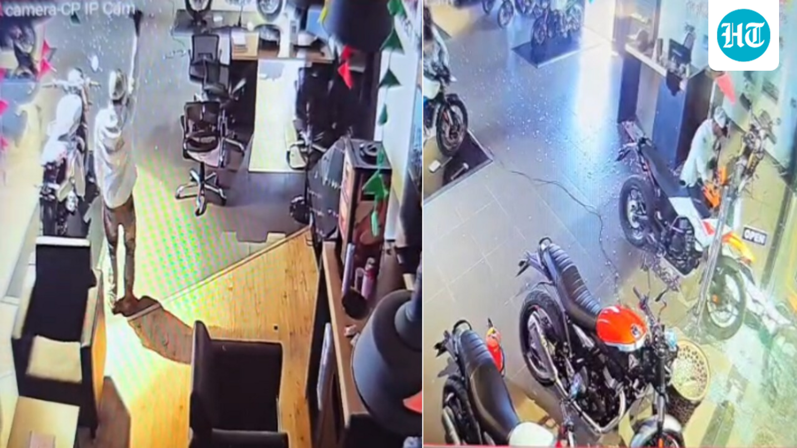 Man dances, bathes for hours before stealing KTM bike from Varanasi showroom; caught on camera