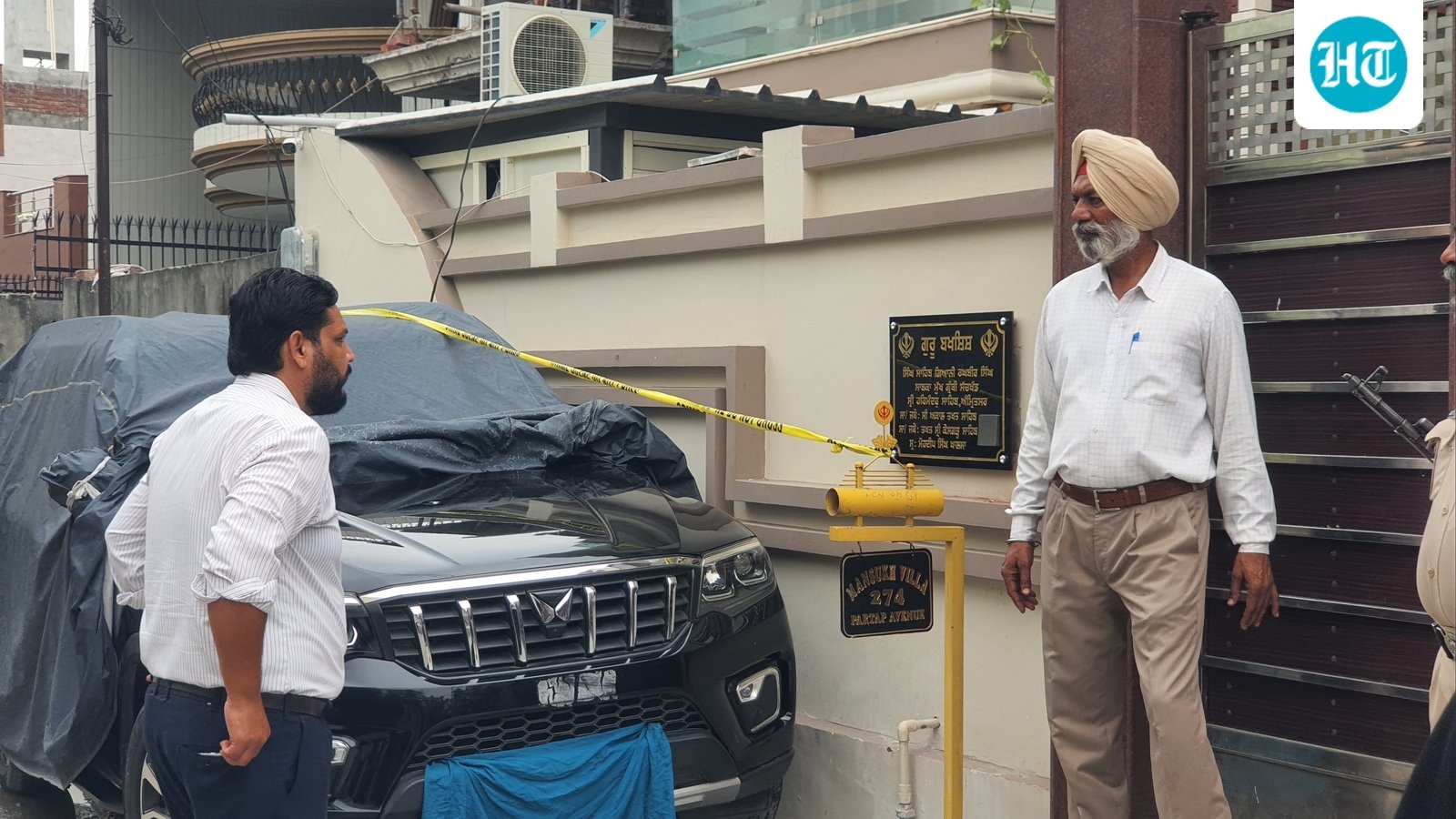 Bullet hits SUV parked outside ex-Akal Takht Jathedar Giani Raghbir Singh's Amritsar home, probe on