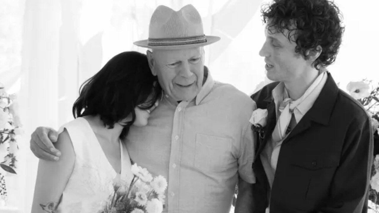 Bruce Willis attends daughter Tallulah's wedding: PIC