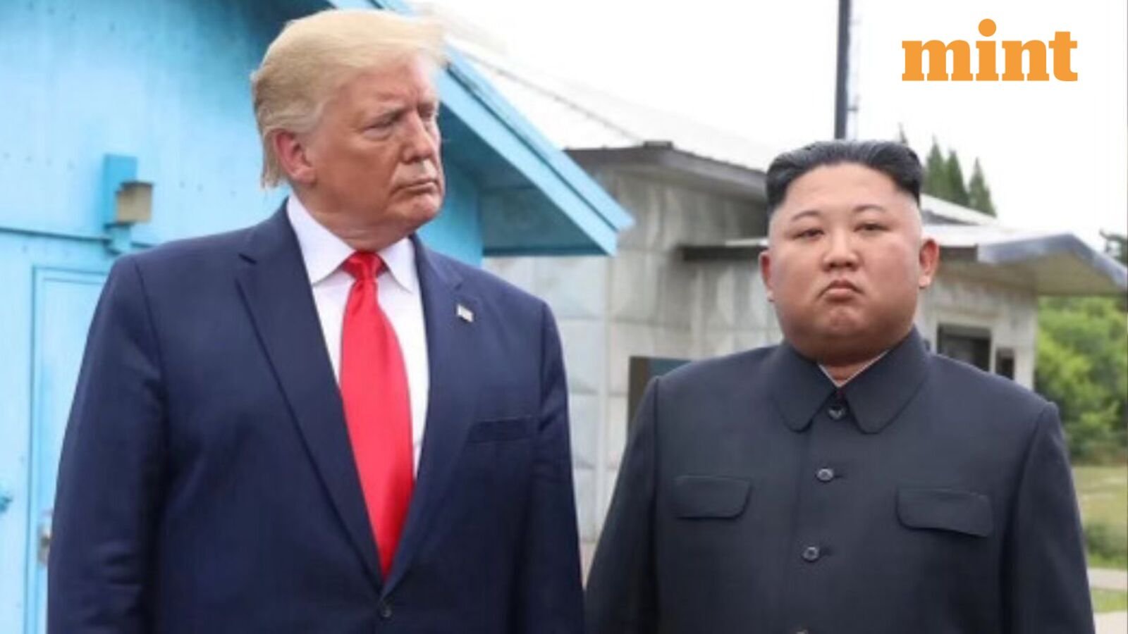 Trump shares throwback picture with Kim Jong Un, says they 'get along great despite unfriendly look'