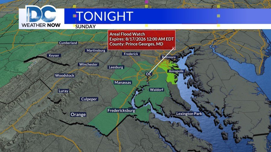 Severe weather exits the DMV after midnight