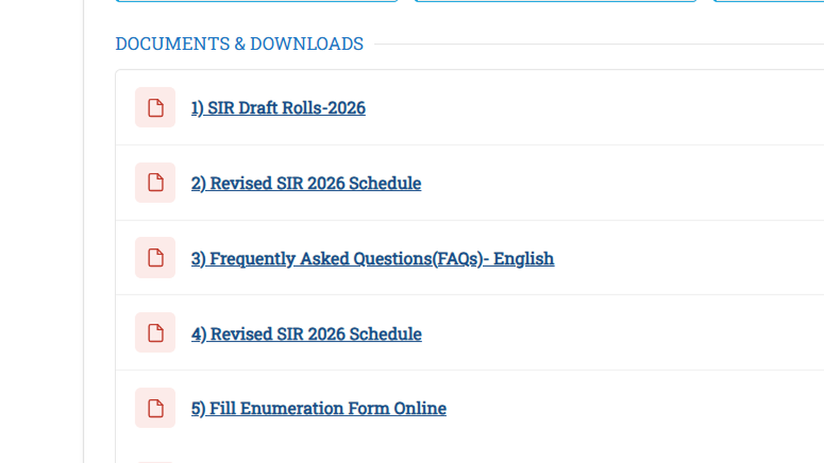 Telangana SIR | Draft rolls-2026 published