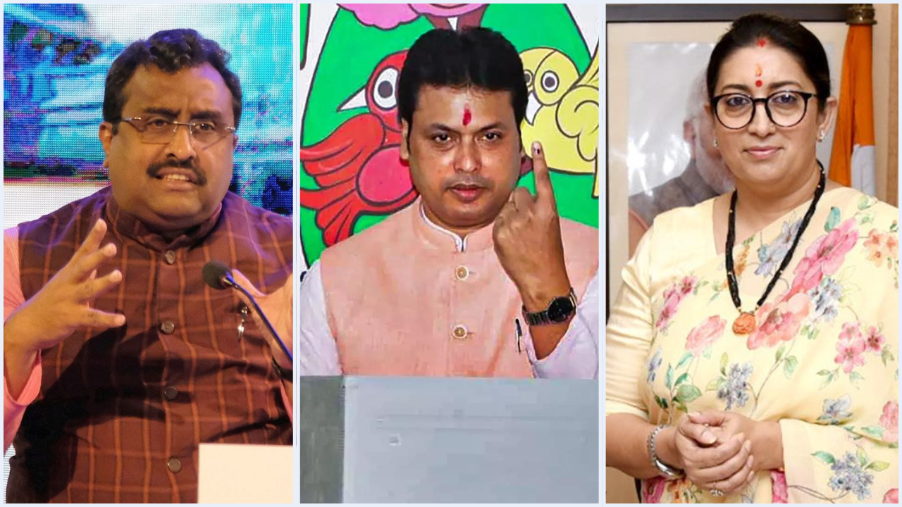 Ram Madhav, Biplab Deb, Smriti in BJP’s national team