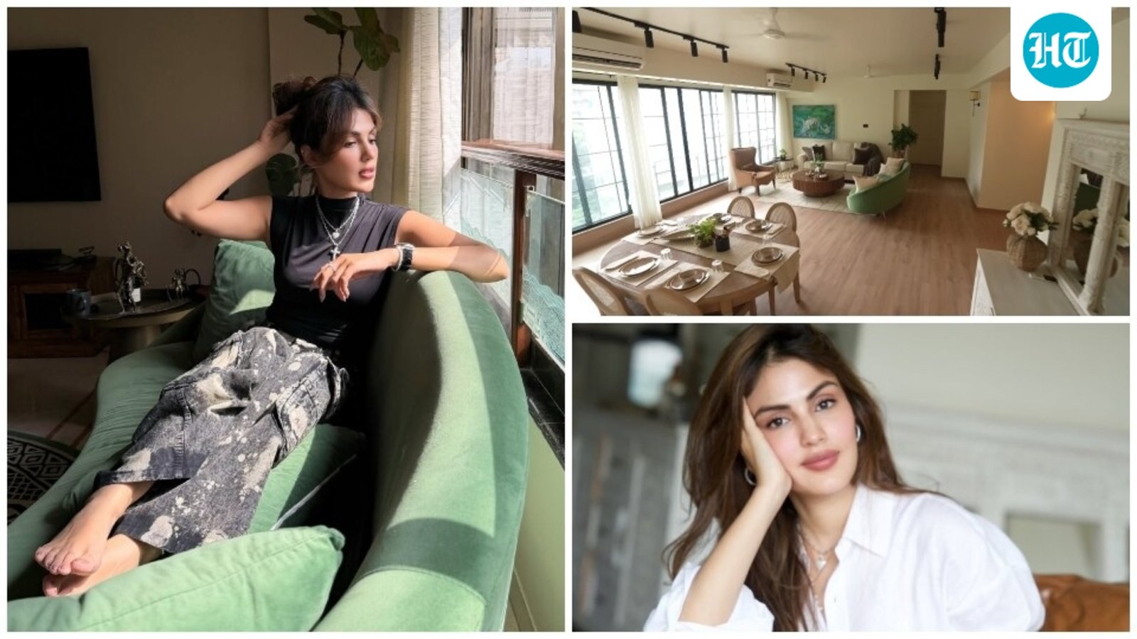 Step inside Rhea Chakraborty's brand new Mumbai home with lavish interiors, massive glam room and closet