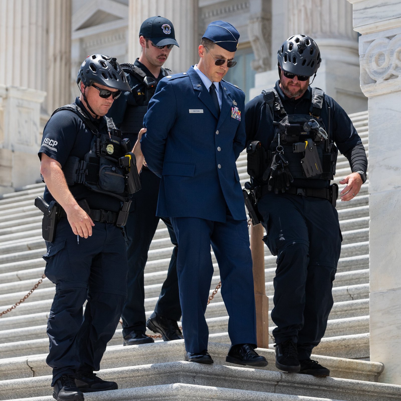 U.S. Airman Says He Would Accept Punishment for Protesting Iran War