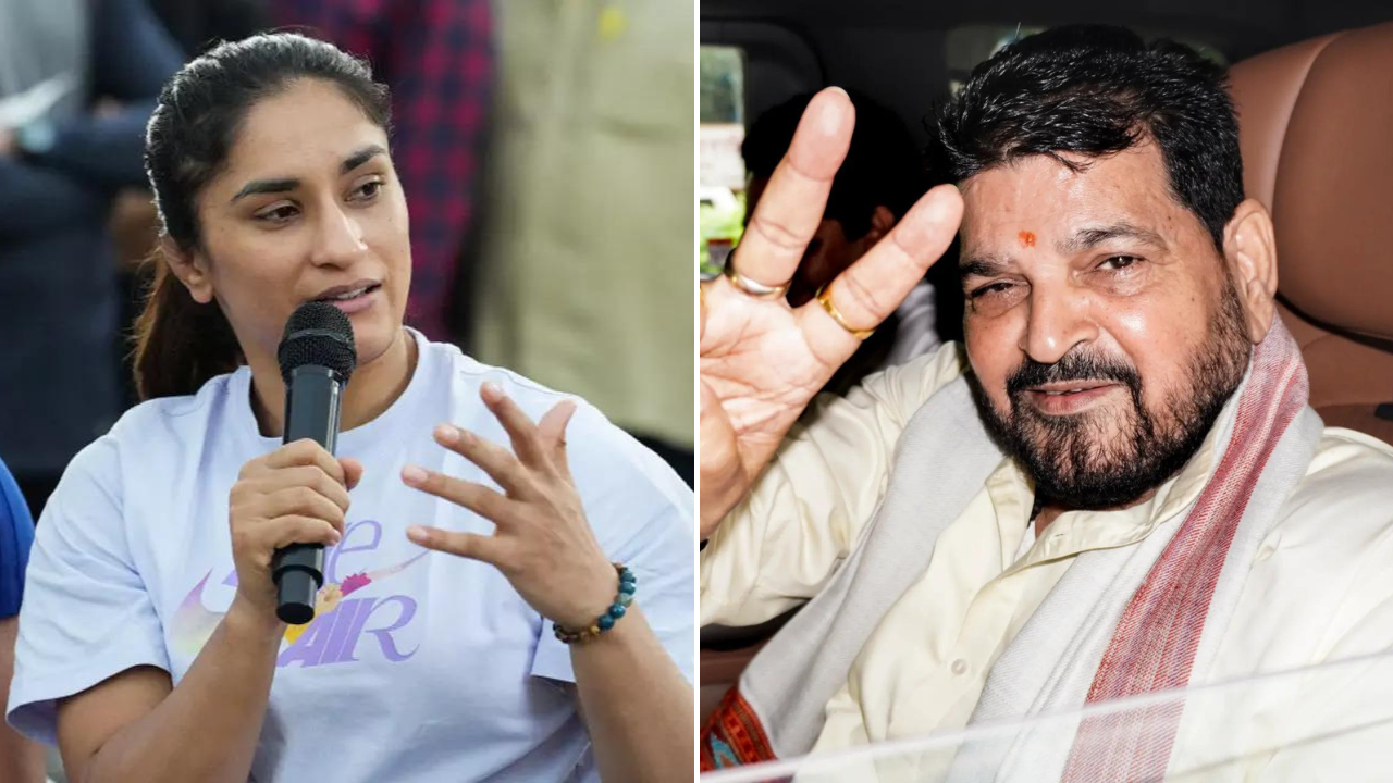 ‘He is a goon and a criminal’: Vinesh Phogat’s sharp attack on Brij Bhushan Singh