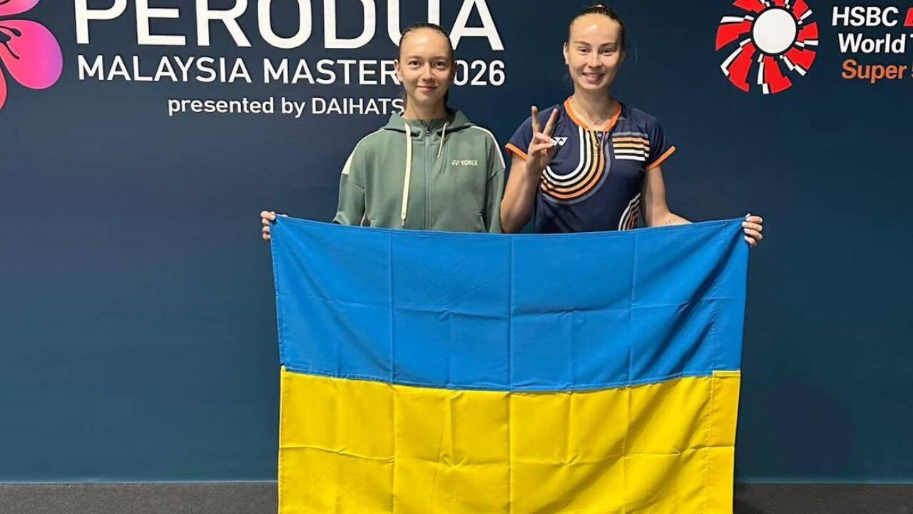 BWF Worlds: Displaced by war, Yevheniia and Polina keep Ukraine's flag flying high