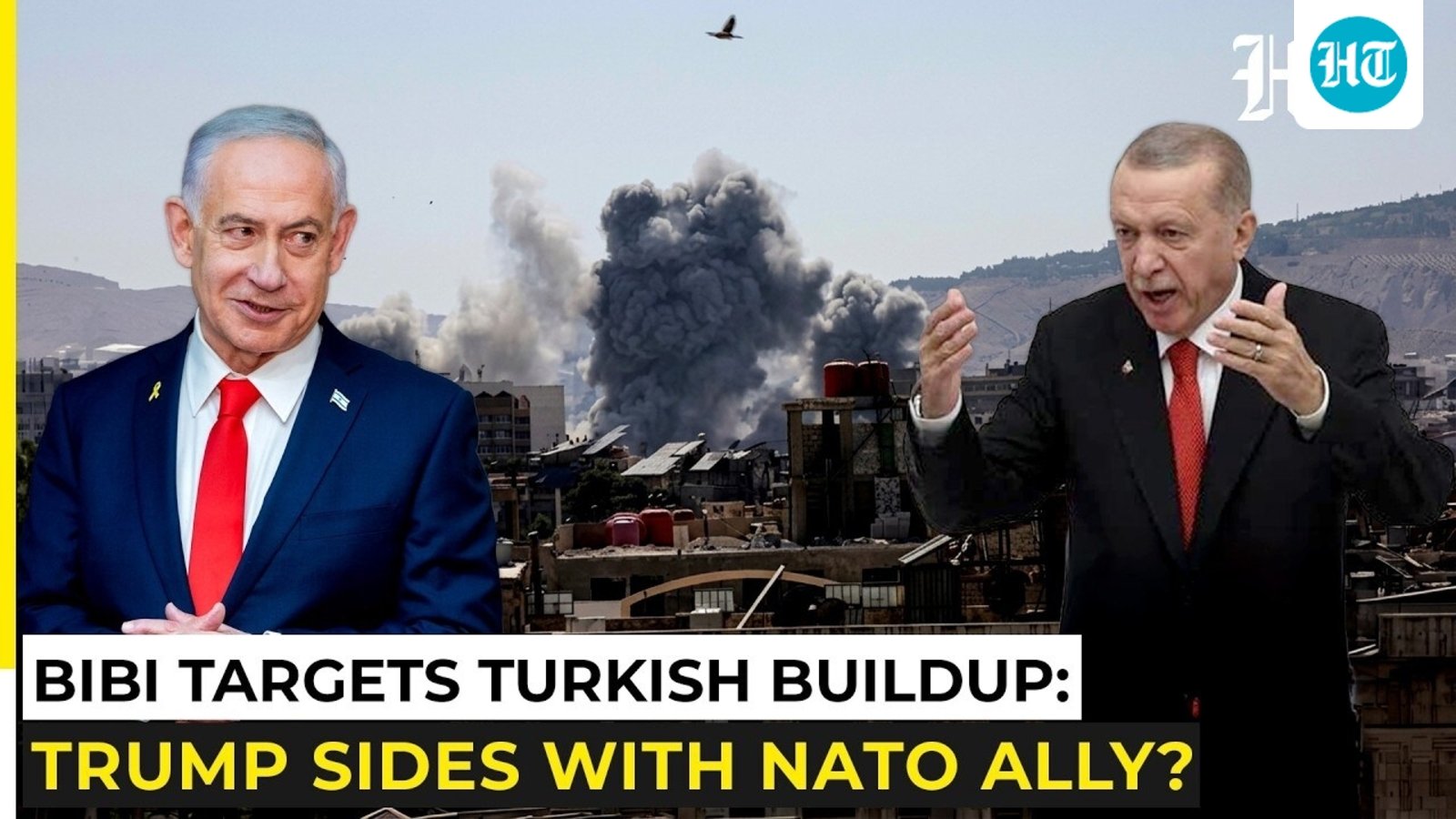 Israel bombs Syrian airbase over claimed Turkish threat, but Trump & Erdogan join hands & slam Bibi?