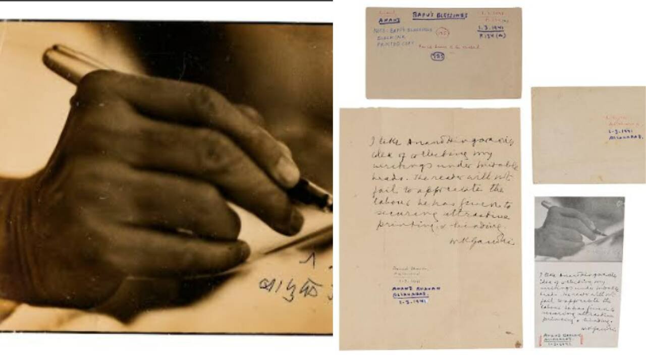 Gandhi manuscript fetches Rs 16.2 crore at Saffronart, sets world auction record