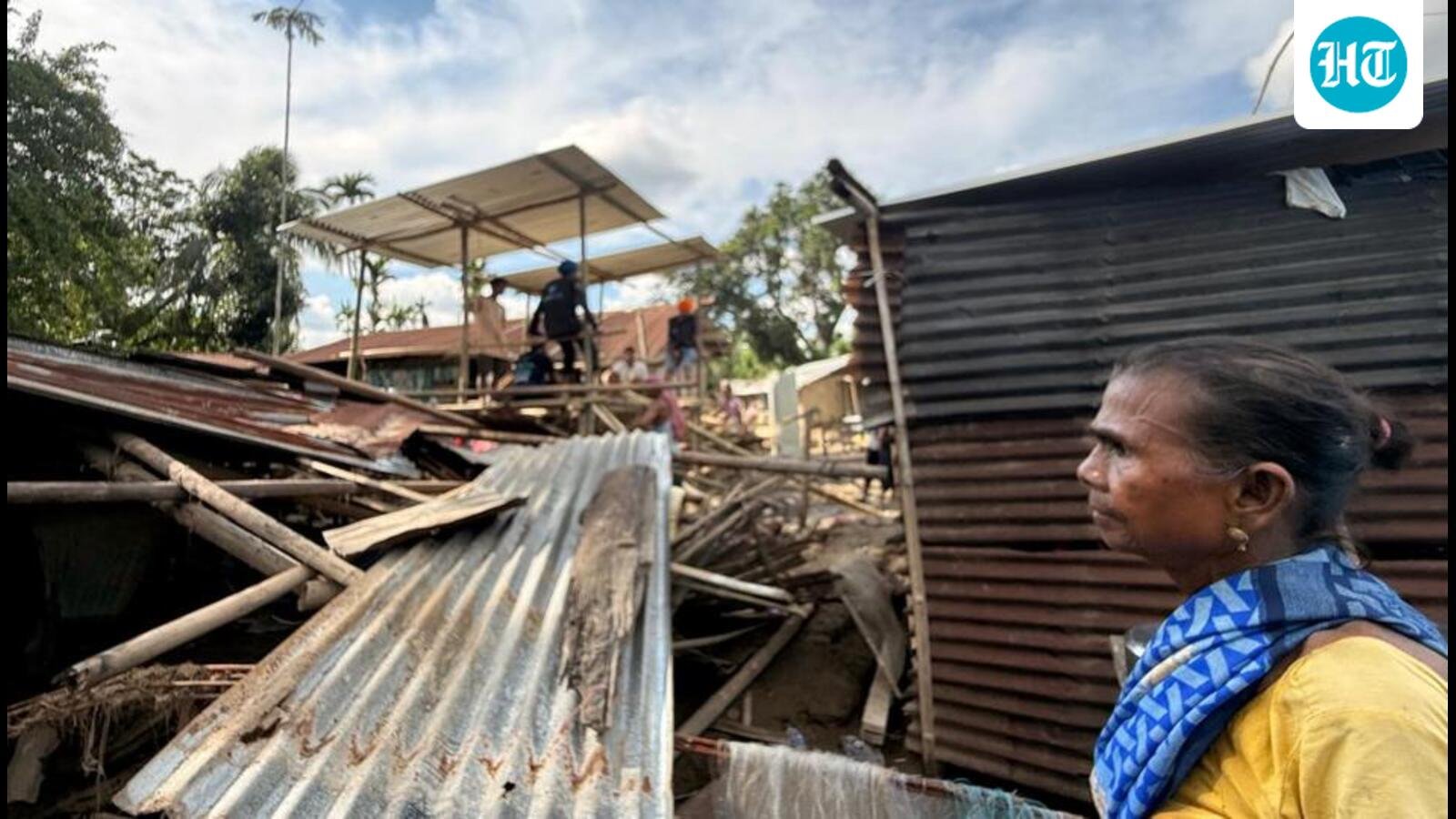 Assam: Sivasagar rebuilds a month after the floods but fear remains